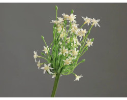 Umělá květina Česnek 70 cm, krémový