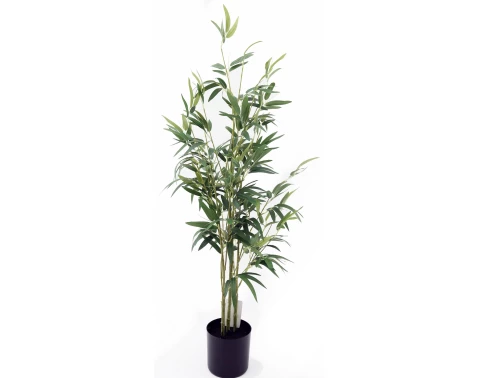 Umělá rostlina v květináči Bambus, 120 cm