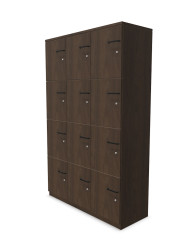 Uzamykatelná skříň Puzlo 5OH, 120 cm, 3×4