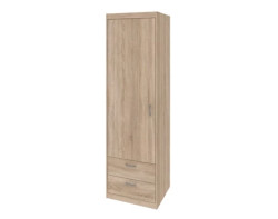 Úzká skříň se zásuvkami Mega 14, dub sonoma