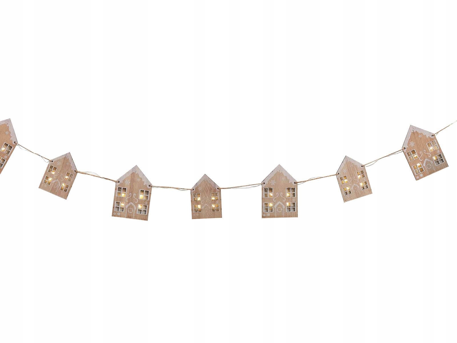 Vánoční LED světelná girlanda WINTER VILLAGE, 2 m