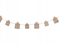 Vánoční LED světelná girlanda WINTER VILLAGE, 2 m