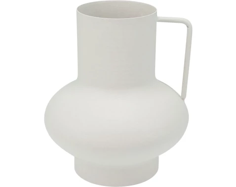 Váza 15 cm, bílý zinek