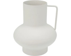 Váza 15 cm, bílý zinek