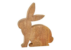 Velikonoční zajíček z mangového dřeva BUNNY Velikost: S