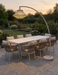 Velká stojací solární zahradní lampa Verona