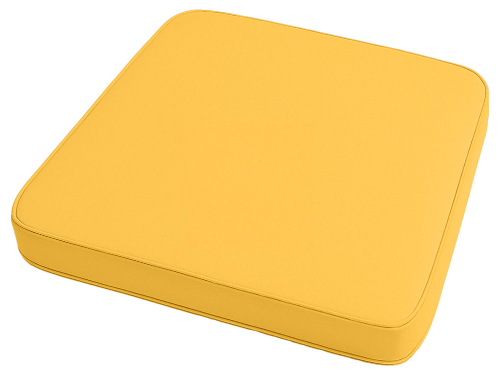 Venkovní podsedák na židli VIREON 44x45 cm, hořčicový