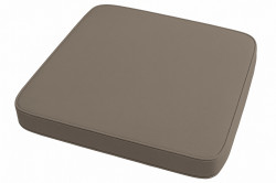 Venkovní podsedák na židli VIREON 44x45 cm, šedohnědý