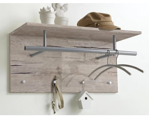 Věšákový panel Spot, pískový dub