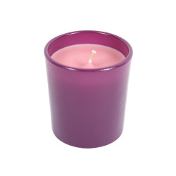 Vonná svíčka ve skle PURPLE 6,5 cm fialová
