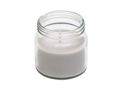 Vonná svíčka ve skle WHITE LINEN 6,3 cm bílá