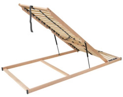 Výklopný lamelový rošt z přední strany Star P 90x200 cm