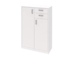 Vysoká kombinovaná komoda Mega 58, bílá