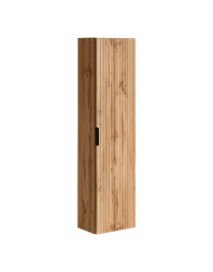 Vysoká závěsná koupelnová skříňka Adel Dub (ADEL OAK 80-01-B-1D)