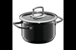 Vysoký hrnec s poklicí WMF Fusiontec Compact 18 cm 05.1564.5290 Nerezový/Černý