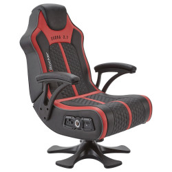 X Rocker HERNÍ KŘESLO, vzhled kůže, červená, černá