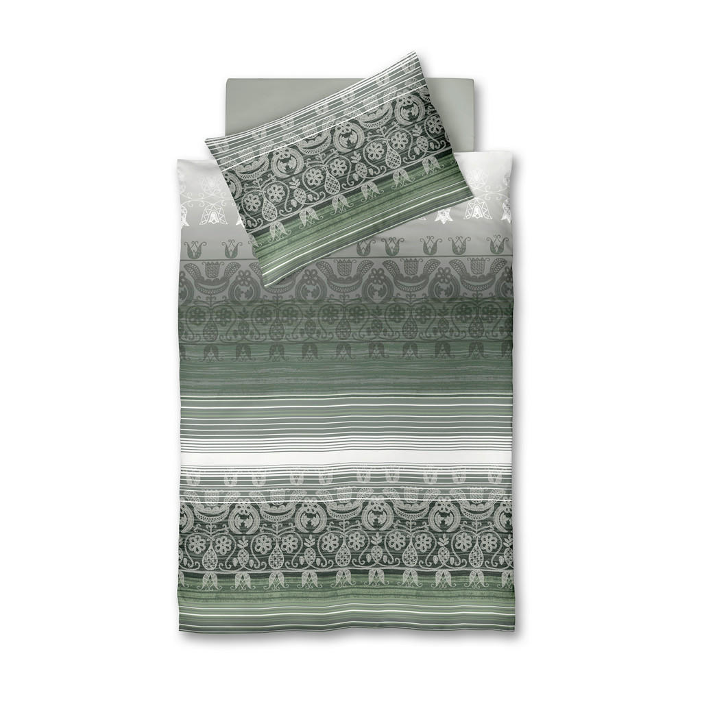 XXXL POVLEČENÍ, flanel, bílá, světle šedá, jadeitově zelená, 140/200 cm
