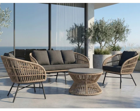 Zahradní sedací souprava Del Mar, 4dílná