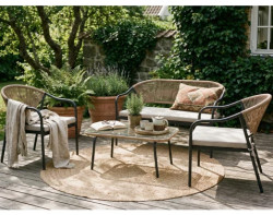 Zahradní sedací souprava Iguana, 4-dílný set