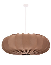 Závěsná lampa s hnědým stínidlem 66 cm Cafee