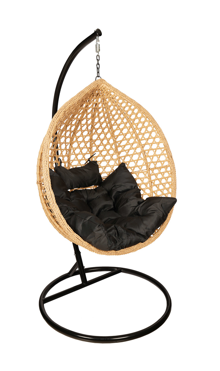 Závěsné křeslo TROPIKAL natural se stojanem