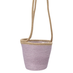 Závěsný květináč TRIPOLIS 16 cm - více barev Barva: Fialová