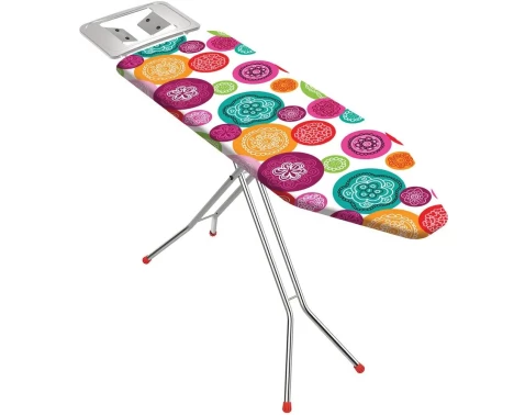 Žehlicí prkno Porty 105x30 cm, barevné kruhy