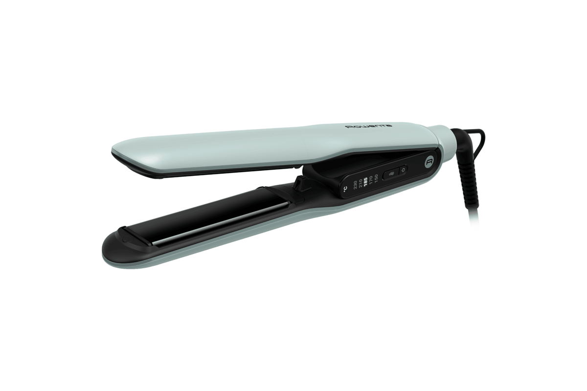 Žehlička na vlasy Rowenta Thermoglide SF5120E0 Eukalyptová/Černá