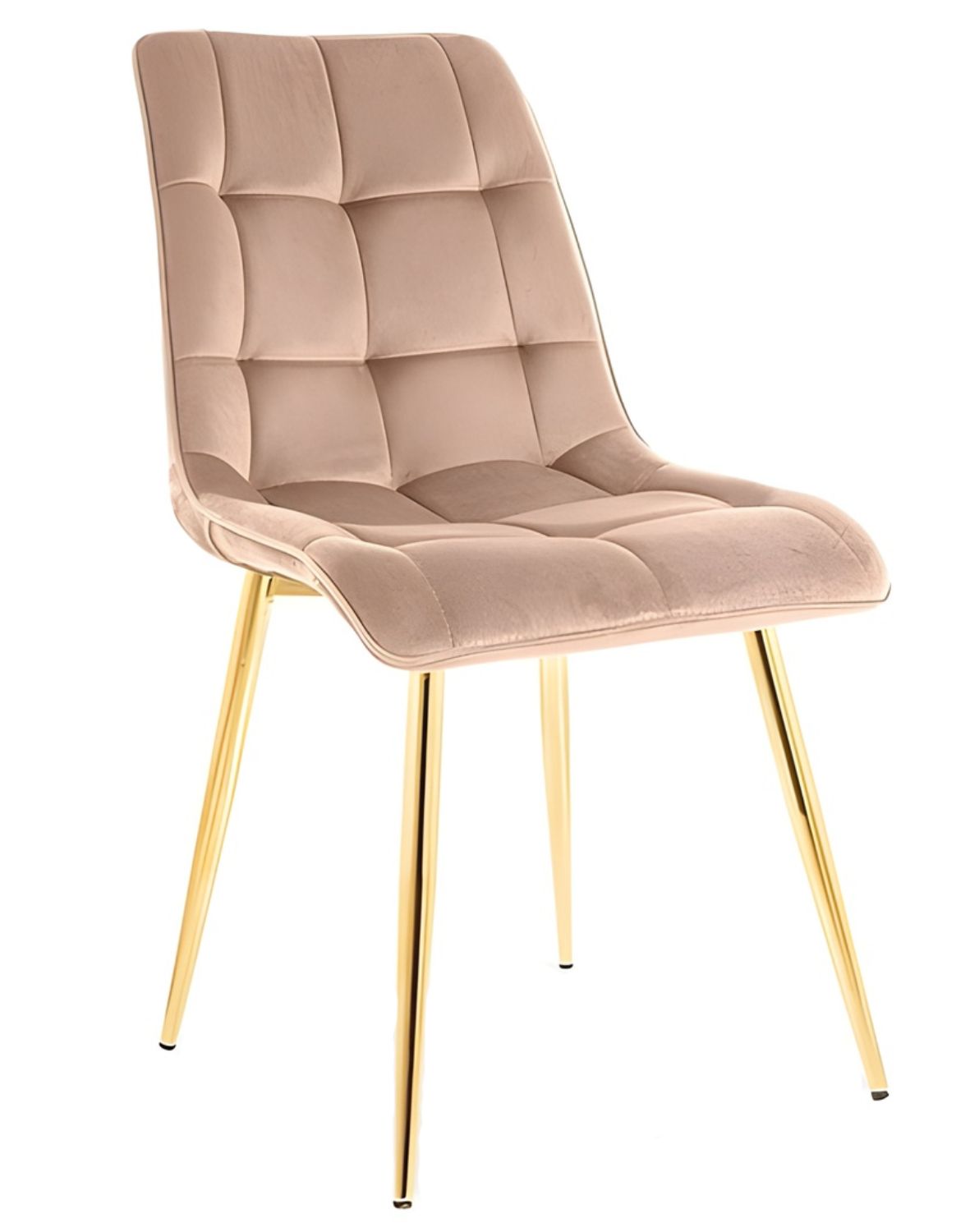 Židle Chic Golden Velvet béžová