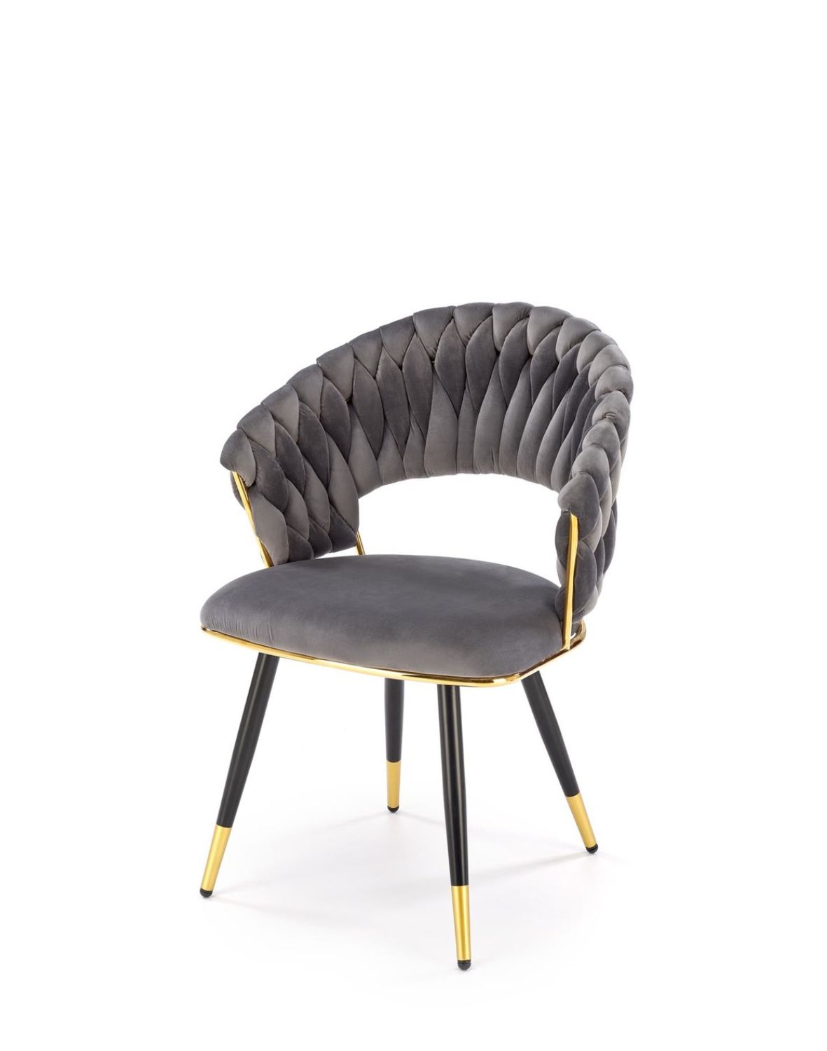 Židle K551, šedá, velvet