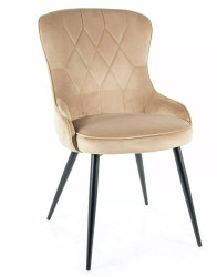 Židle Lotus Velvet Béžová