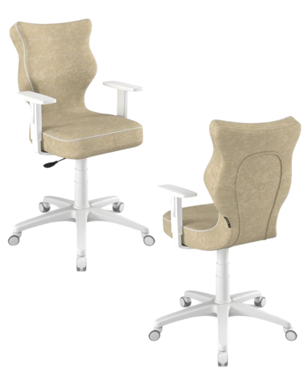 Židle pro mládež Duo, bílá podnož, pro výšku postavy 146-176,5 cm, velikost 5