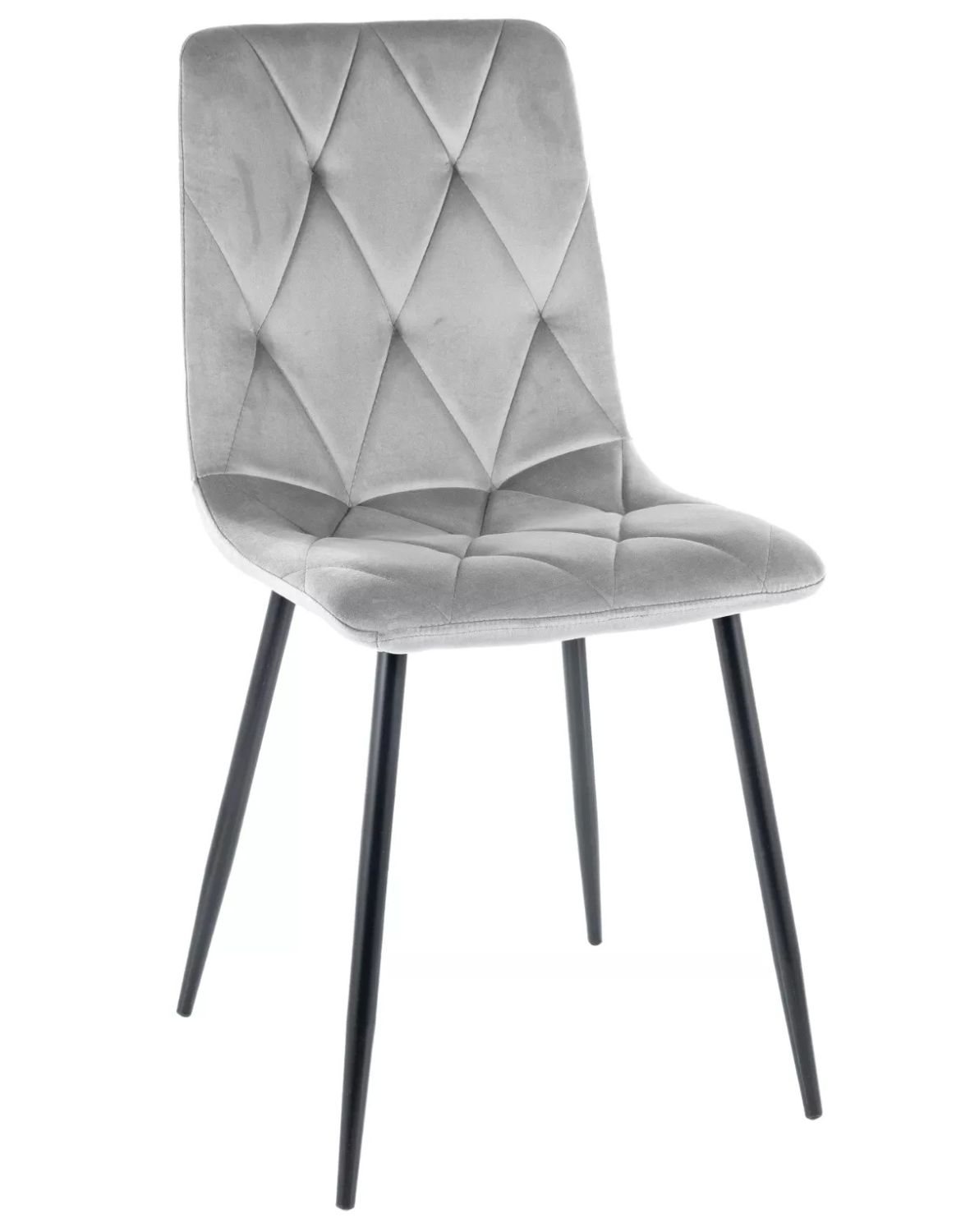 Židle Tom Velvet Světle šedá