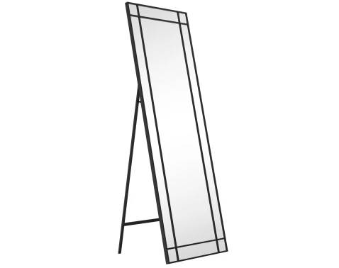 Zrcadlo v černém rámu Malaga, stojací